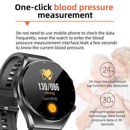 Essantials | One-Click Blood Sugar|Blood Glucose Blood Pressure ECG|ECG HRV Heart Rate Monitor Health Smart Watch