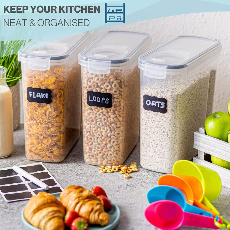 2-Piece Airtight Cereal Storage Container Set, Nuovva