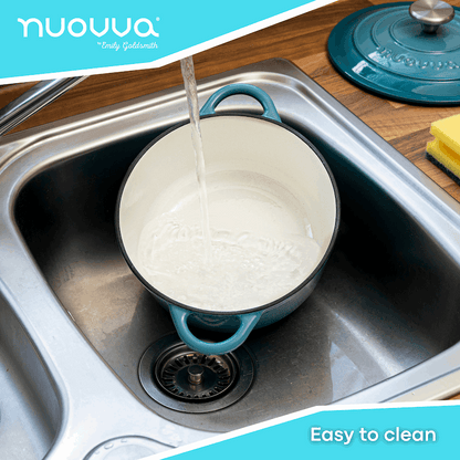 Enamelled Cast Iron Dutch Oven Casserole Pot, Nuovva