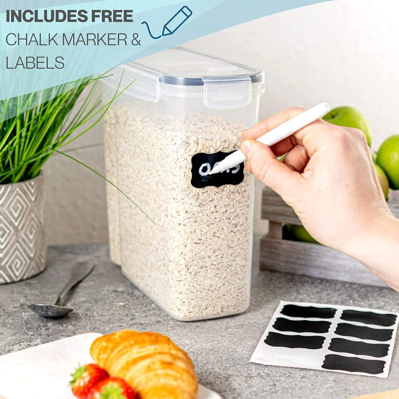 2-Piece Airtight Cereal Storage Container Set, Nuovva