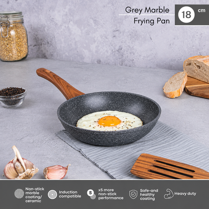 18cm Marble Granite Non-Stick Frying Pan, Nuovva