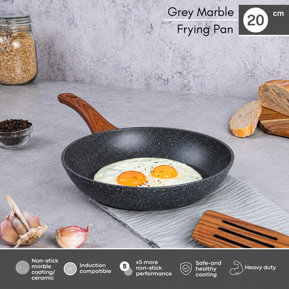 20cm Marble Granite Non-Stick Frying Pan, Nuovva