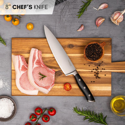 Professional High Carbon Stainless Steel Chef's Knife – 20cm, Nuovva
