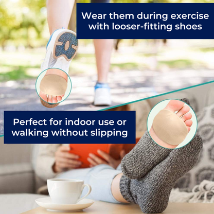 ComfortStep Morton’s Neuroma and Metatarsalgia Relief Pads | Gel Cushion and Metatarsal Support | Foot Pain Relief for Everyday Comfort Bowlift