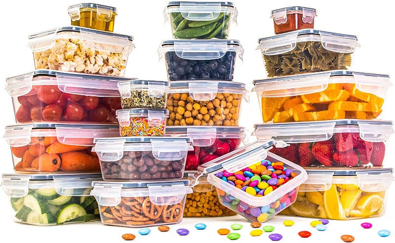 Airtight Food Storage Container Set (8, 12, 20 & 30 Piece), Nuovva