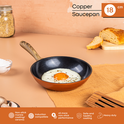 Induction Non-Stick Frying Pan (18cm, 20cm & 26cm), Nuovva