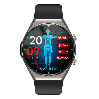 Essantials | One-Click Blood Sugar|Blood Glucose Blood Pressure ECG|ECG HRV Heart Rate Monitor Health Smart Watch