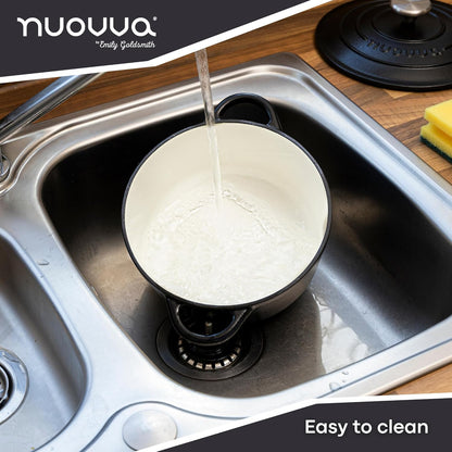 Enamelled Cast Iron Dutch Oven Casserole Pot, Nuovva