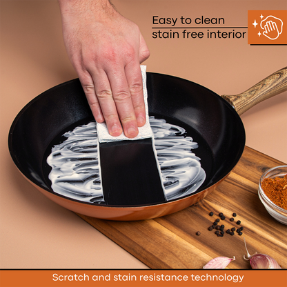 Induction Non-Stick Frying Pan (18cm, 20cm & 26cm), Nuovva