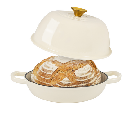 Enamelled Cast Iron Dutch Oven Bread Pot, Nuovva