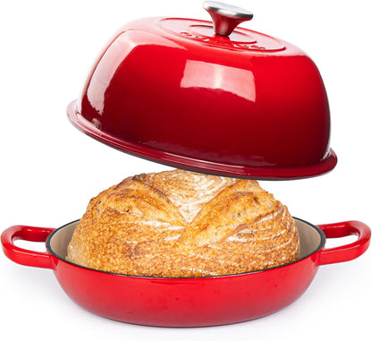 Enamelled Cast Iron Dutch Oven Bread Pot, Nuovva