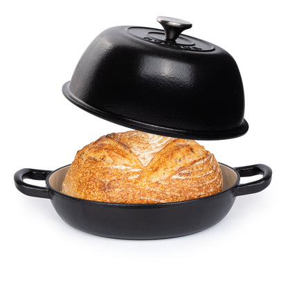 Enamelled Cast Iron Dutch Oven Bread Pot, Nuovva