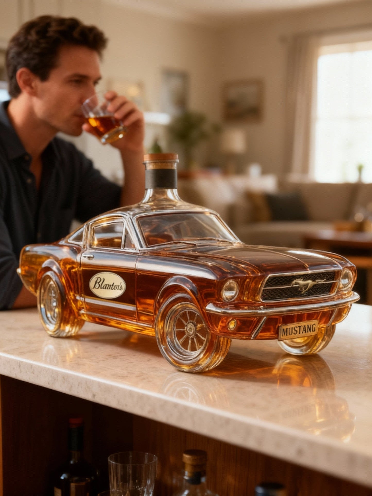 Essantials | Mustang Car Shaped Whiskey Decanter