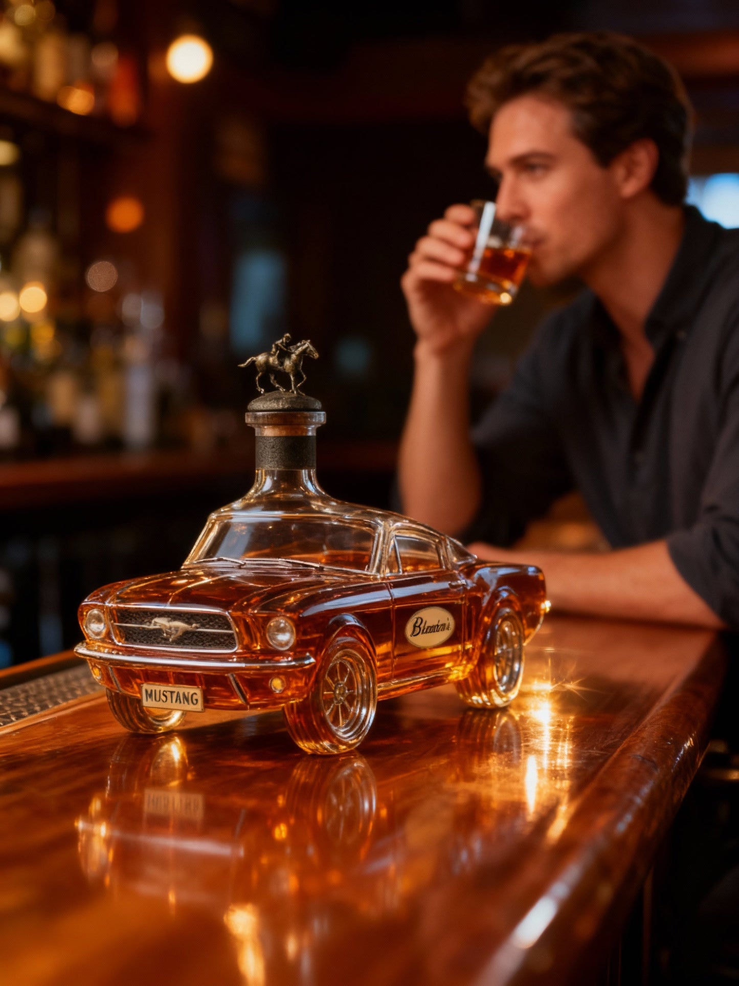 Essantials | Mustang Car Shaped Whiskey Decanter