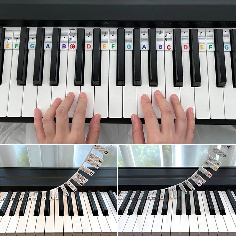 Essantials | Removable Piano Keyboard Note Labels