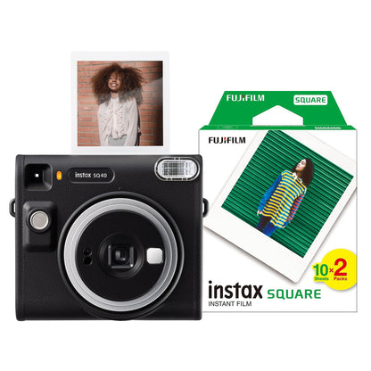 Fujifilm Instax Square SQ40 Instant Camera - Black