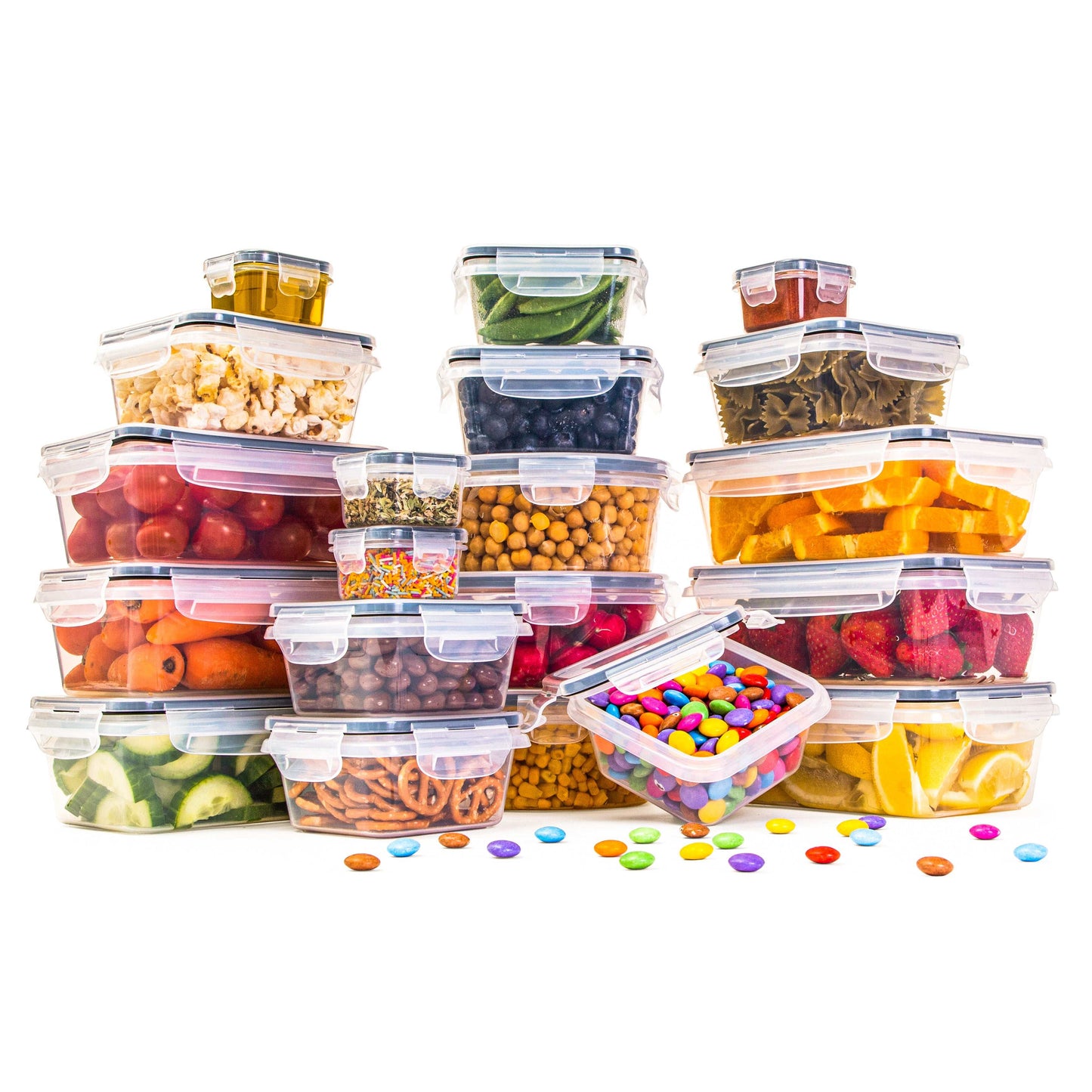 20-Piece Airtight Food Storage Container Set, Nuovva