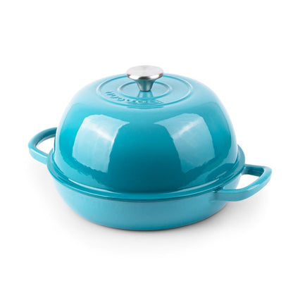 Enamelled Cast Iron Dutch Oven Bread Pot, Nuovva