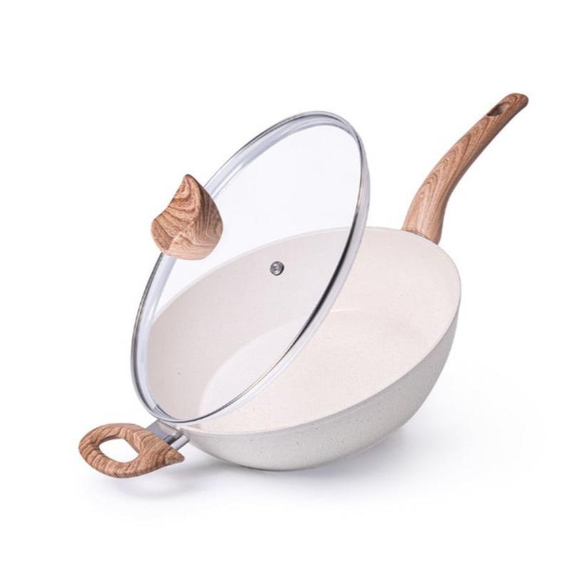 28cm Non-Stick Sauté Pan with Glass Lid, Nuovva