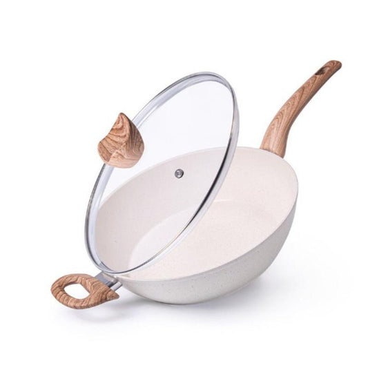 28cm Non-Stick Sauté Pan with Glass Lid, Nuovva