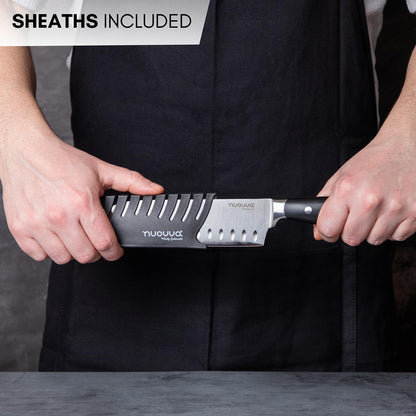 High Carbon Stainless Steel Kitchen Knife Set (4-Piece, 5-Piece & 6-Piece), Nuovva