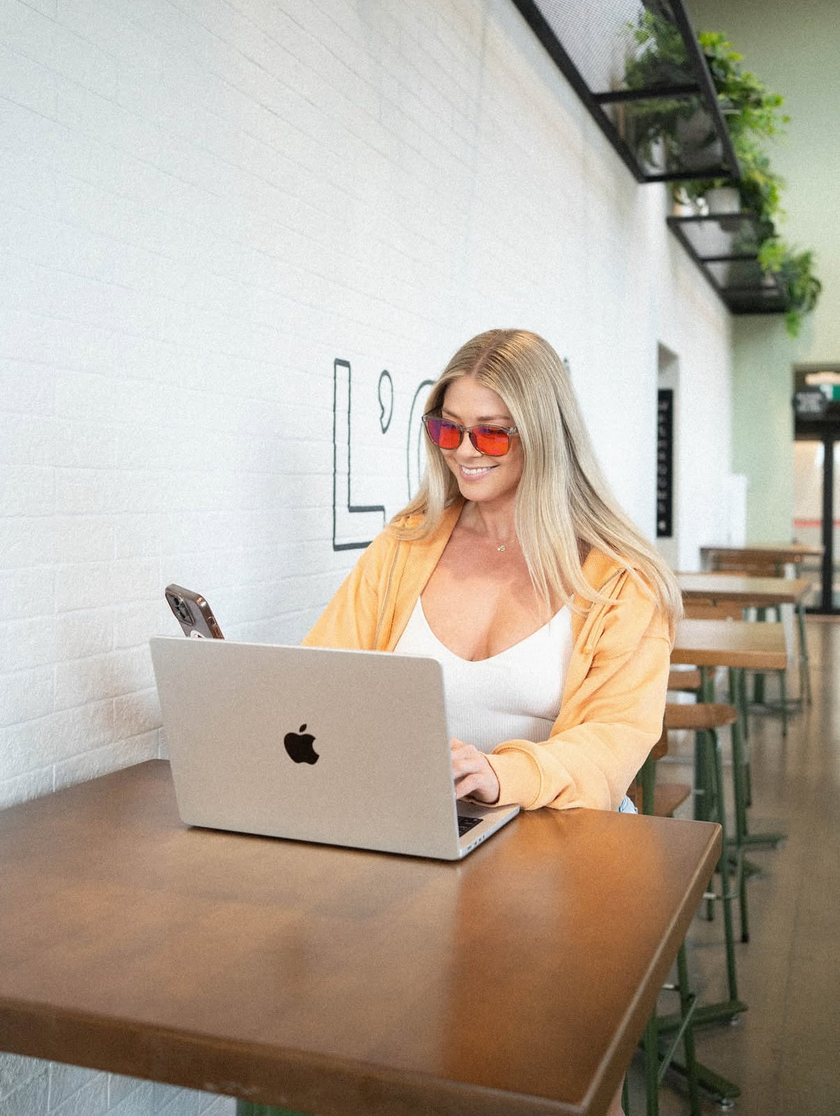 Essantials orange Lenses black  Frame  Blue Light Blocker Glasses 3.0