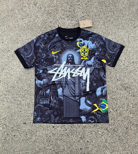 BRASILIEN X JESUS CHRIST X STUSSY SPECIALUDGAVE (SORT)