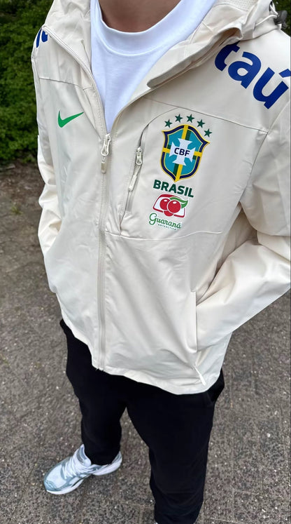 Brazil white  windbreaker Jacket