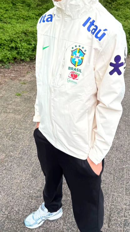Brazil white  windbreaker Jacket