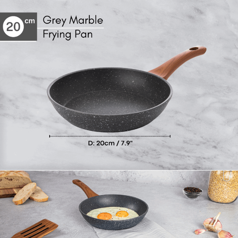 20cm Marble Granite Non-Stick Frying Pan, Nuovva