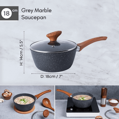 Non-Stick Saucepan with Lid, Nuovva