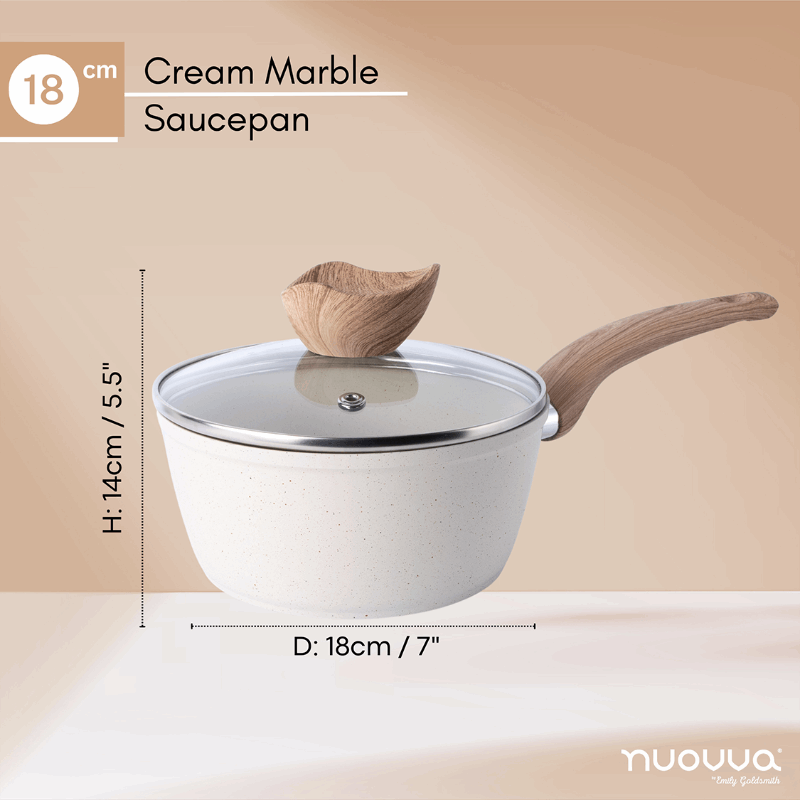 Non-Stick Saucepan with Lid, Nuovva