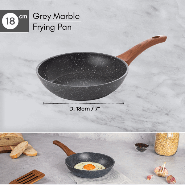 18cm Marble Granite Non-Stick Frying Pan, Nuovva
