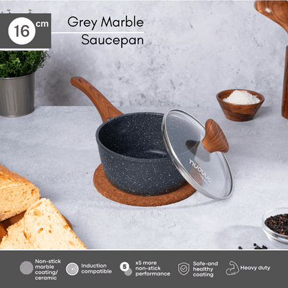 Non-Stick Saucepan with Lid, Nuovva