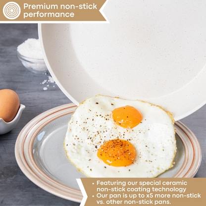 15-Piece Non-Stick Kitchen Cookware Set with Lids , Nuovva