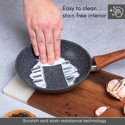 Induction Non-Stick Frying Pan (18cm, 20cm & 26cm), Nuovva