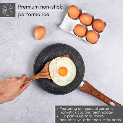 Induction Non-Stick Frying Pan (18cm, 20cm & 26cm), Nuovva