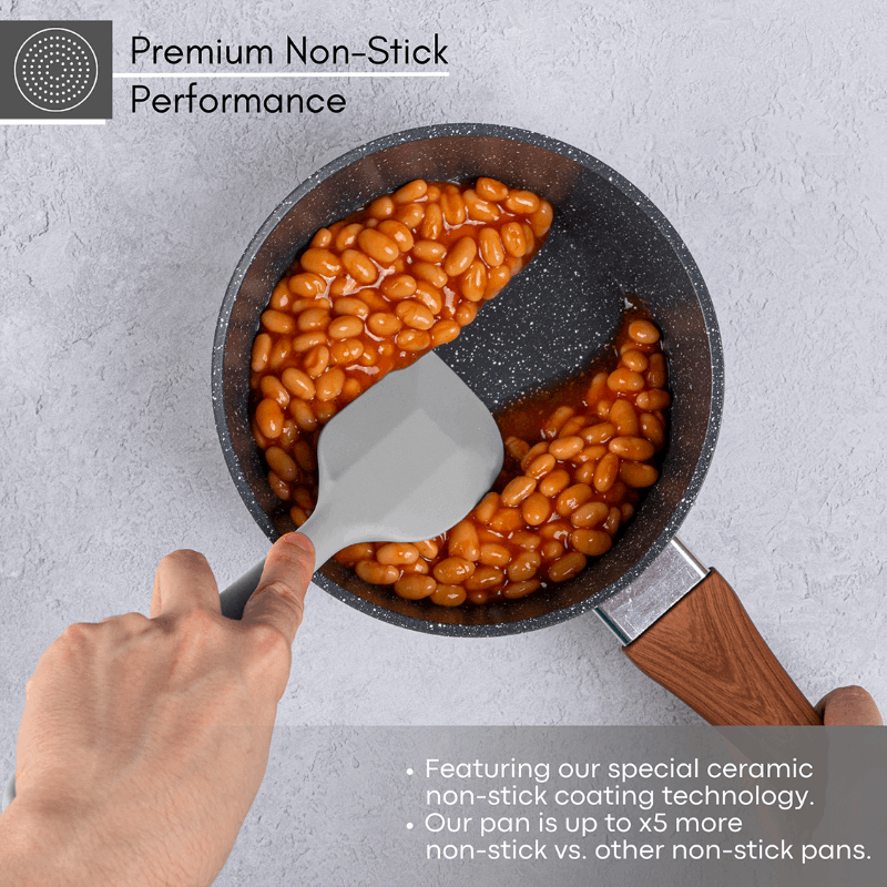 Non-Stick Saucepan with Lid, Nuovva