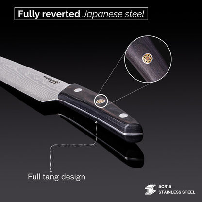 67-Layer Japanese Style Slicing Knife, Nuovva