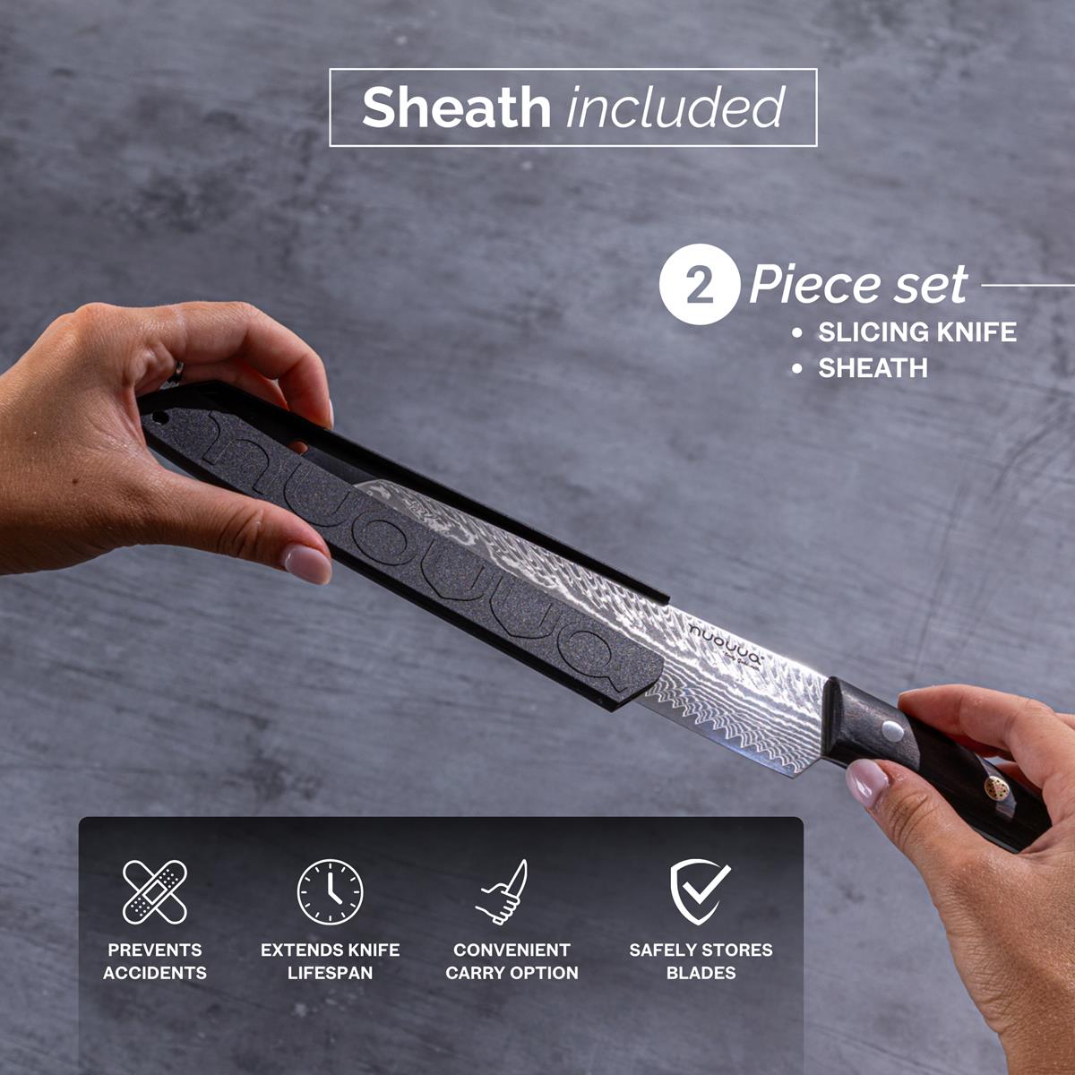 67-Layer Japanese Style Slicing Knife, Nuovva