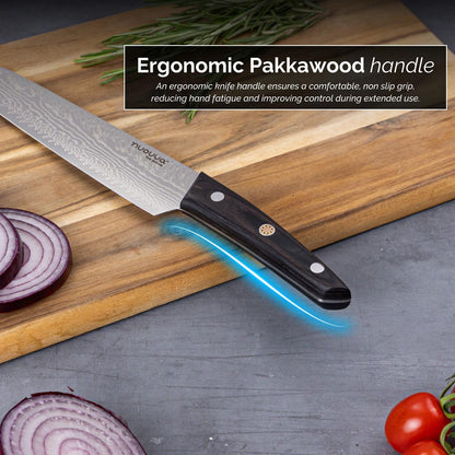 67-Layer Japanese Damascus-Style Kitchen Knives (Single Knives & Sets), Nuovva