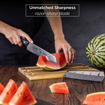 67-Layer Japanese Damascus-Style Kitchen Knives (Single Knives & Sets), Nuovva