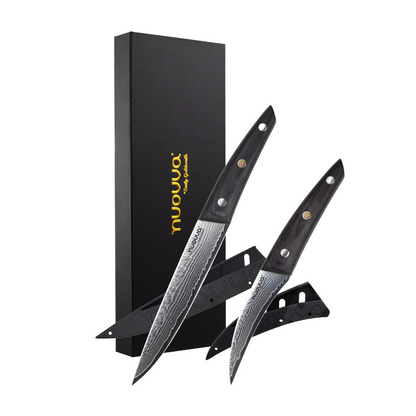 67-Layer Japanese Damascus-Style Kitchen Knives (Single Knives & Sets), Nuovva
