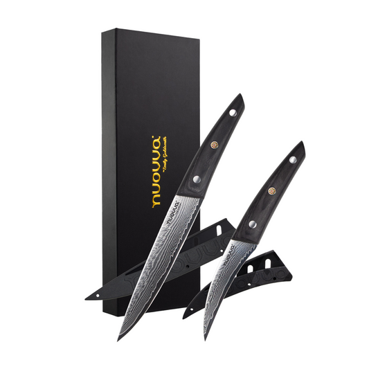 67-Layer Japanese Damascus-Style Kitchen Knives (Single Knives & Sets), Nuovva