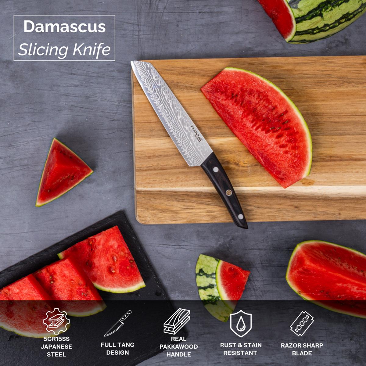 67-Layer Japanese Style Slicing Knife, Nuovva