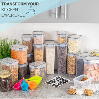 2-Piece Airtight Cereal Storage Container Set, Nuovva