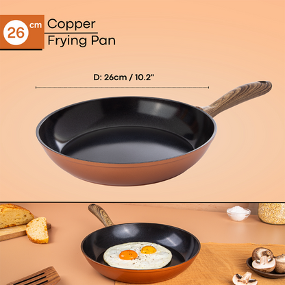 Induction Non-Stick Frying Pan (18cm, 20cm & 26cm), Nuovva