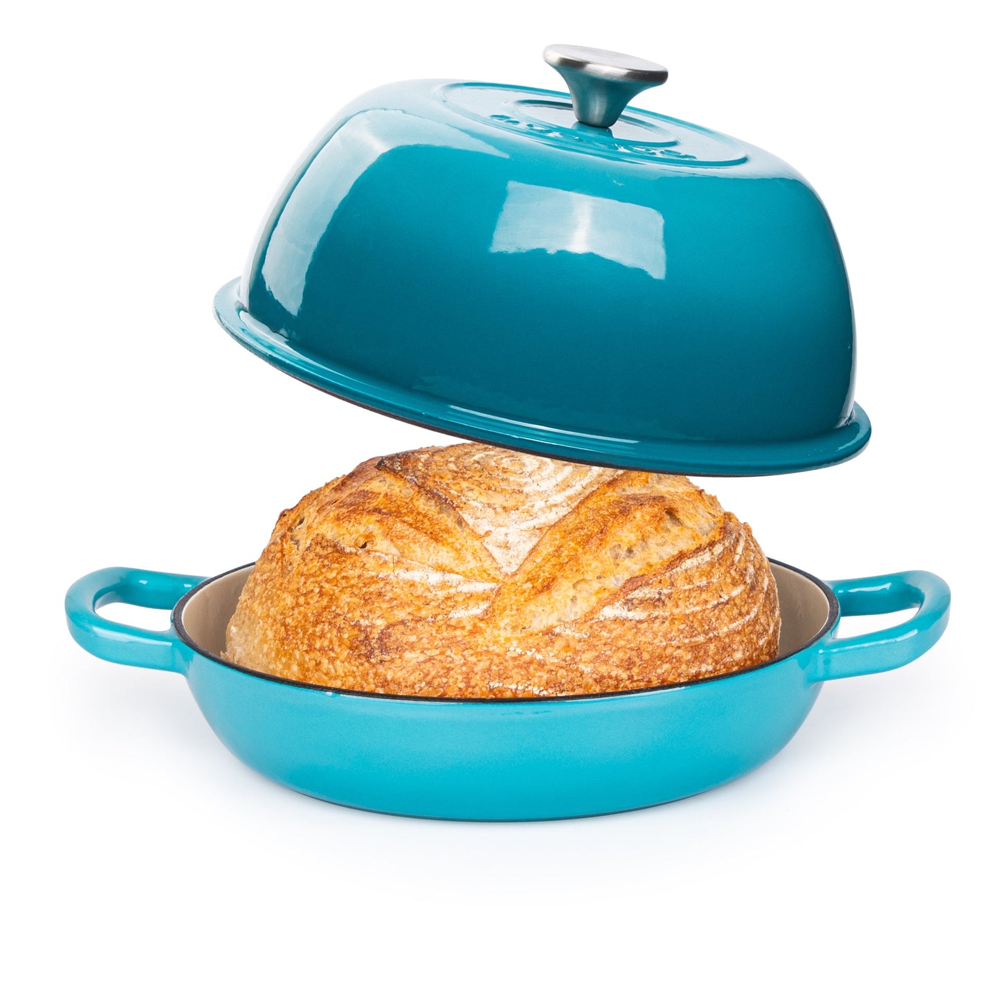 Enamelled Cast Iron Dutch Oven Bread Pot, Nuovva