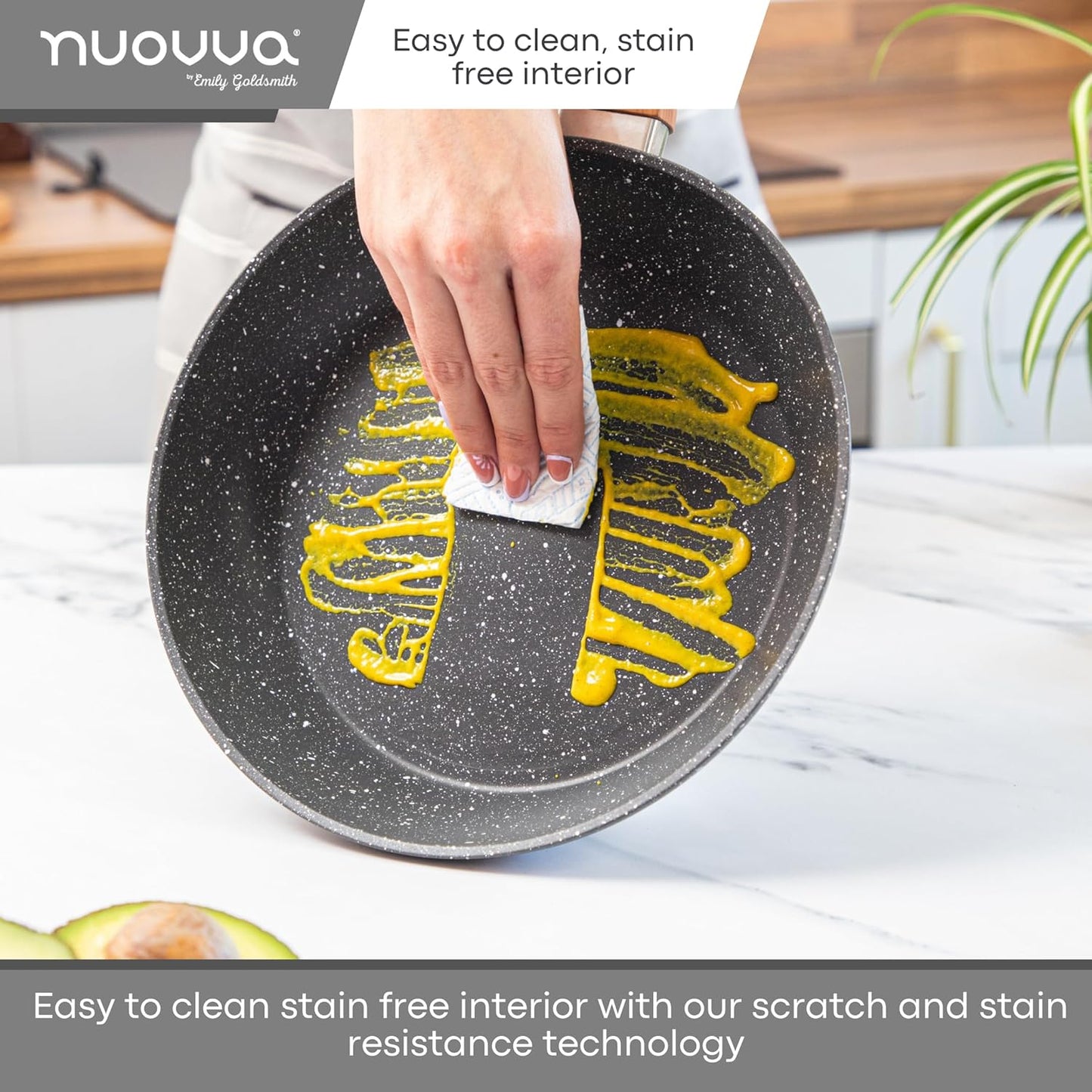 35-Piece Non-Stick Cookware & Kitchen Knife Set, Nuovva