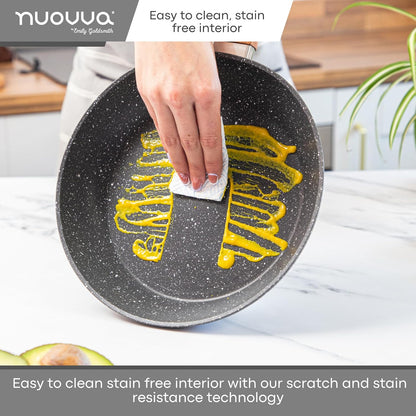 35-Piece Non-Stick Cookware & Kitchen Knife Set, Nuovva